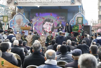 مراسم وداع و تشییع پیکرکارگر شهید گمنام 38