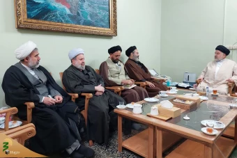 دیدار نماینده ولی فقیه در امور حج و زیارت با مراجع عظام تقلید 9