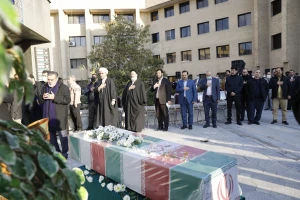 Farewell Ceremony, Burial of Body of Unknown Martyred Worker Held
