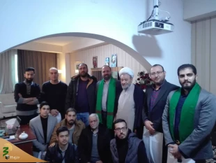 دیدار گروه تعزیه خوانی کشوری سیدالشهداء (ع) با نماینده بعثه مقام معظم رهبری در عراق 2