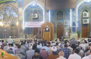 با حضور زائران ایرانی در کربلا برگزار شد، 
جشن میلاد حضرت امام محمدباقر (س) 