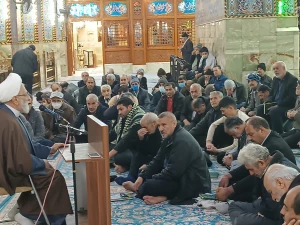 دعای ندبه در اولین جمعه ماه رجب، در خیمه گاه حسینی 
