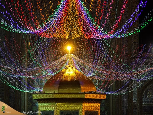 حرم مطهر رضوی در شب میلاد امام جواد(ع) گلباران شد 2