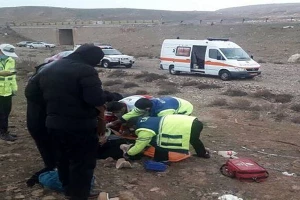 واژگونی اتوبوس زائران عتبات عالیات در کردستان