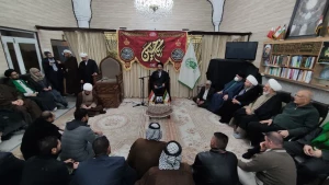 لقاء مجموعة من صاحب مواكب طريق العلماء مع ممثل الولي الفقيه في شوون الحج و الزيارة