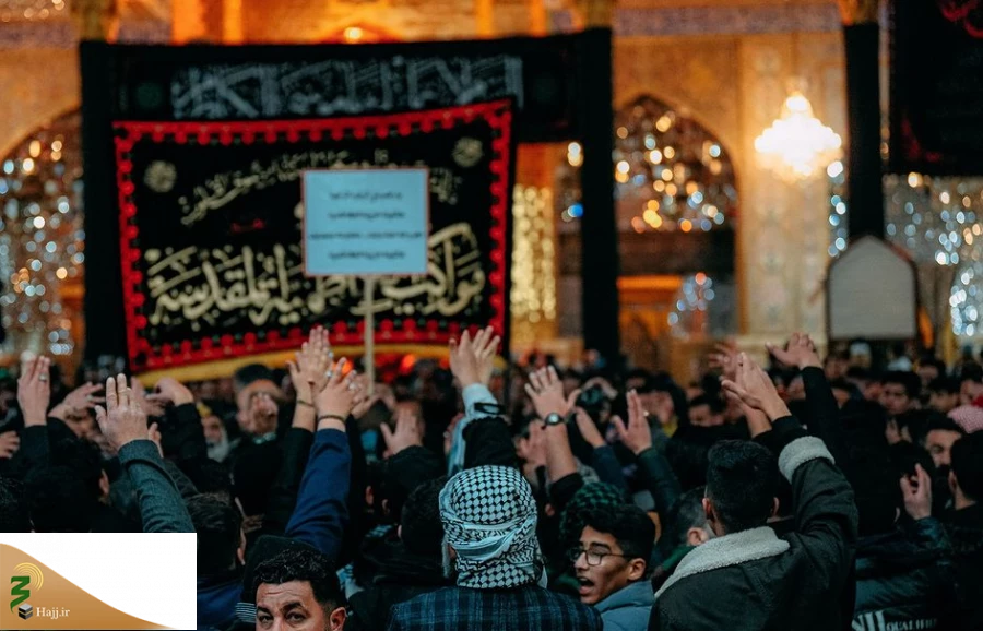پرچم گنبدهای حرم کاظمین تعویض شد 5