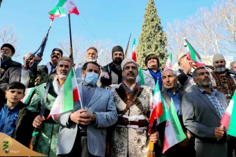 حضور با شکوه مردم سراسر کشوردر راهپیمایی ۲۲ بهمن
 43