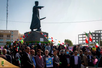 حضور با شکوه مردم سراسر کشوردر راهپیمایی ۲۲ بهمن
 58