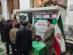 برگزاری دهمین میز خدمت حج و زیارت در مساجد بیرجند  2