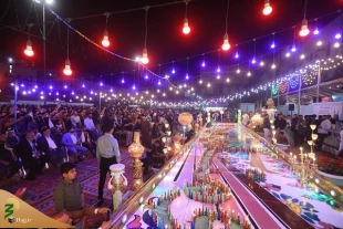 جشنواره شمع‌ها به مناسبت نیمه شعبان در حرم عباسی 5