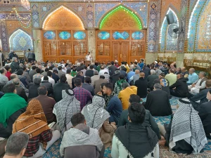 مراسم آکنده از معنویت احیاء شب نیمه شعبان در خیمه‌گاه حسینی