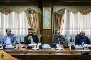 At the session of directors council of Supreme Leader Delegation Office
Reviewing Hajj programs and activities 
 3