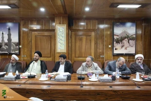 At the session of directors council of Supreme Leader Delegation Office
Reviewing Hajj programs and activities 
 4