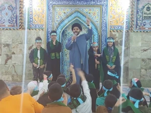 برگزاری برنامه جوانه حسینی در خیمه گاه حسینی 