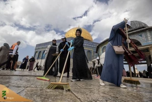آیین غبارروبی مسجدالاقصی در آستانه ماه رمضان 3
