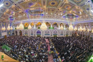 مراسم  ویژه تحویل سال نو در حرم اباعبدالله الحسین (ع) 