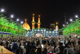مراسم تحویل سال ۱۴۰۲ در حرم امام حسین علیه السلام 2
