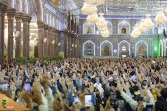 مراسم تحویل سال ۱۴۰۲ در حرم امام حسین علیه السلام 15