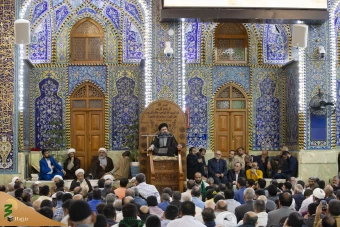 مراسم تحویل سال ۱۴۰۲ در حرم امام حسین علیه السلام 26