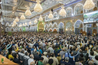 مراسم تحویل سال ۱۴۰۲ در حرم امام حسین علیه السلام 12
