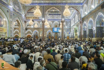 مراسم تحویل سال ۱۴۰۲ در حرم امام حسین علیه السلام 8