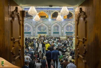 مراسم تحویل سال ۱۴۰۲ در حرم امام حسین علیه السلام 9
