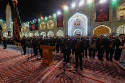 برافراشته شدن پرچم عزا در حرم امیرالمومنین علی علیه‌السلام 5