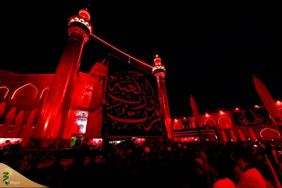 برافراشته شدن پرچم عزا در حرم امیرالمومنین علی علیه‌السلام 7
