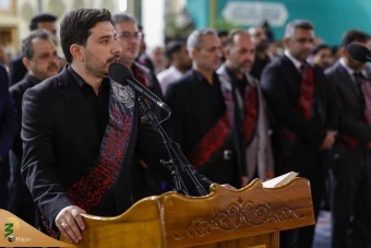 برافراشته شدن پرچم عزا در حرم امیرالمومنین علی علیه‌السلام 9