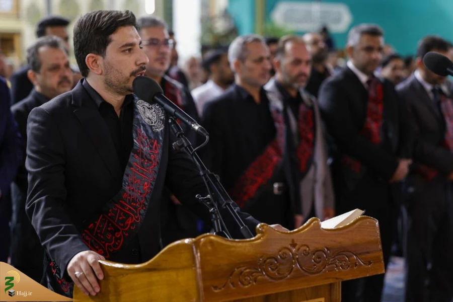 برافراشته شدن پرچم عزا در حرم امیرالمومنین علی علیه‌السلام 9