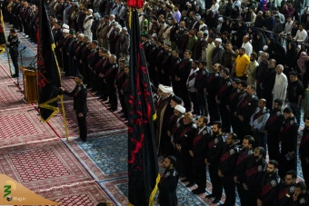 برافراشته شدن پرچم عزا در حرم امیرالمومنین علی علیه‌السلام 10