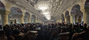 مراسم احیاء زائران ایرانی درشب ۱۹ ما ه رمضان در صحن حضرت زهرا(س) 7