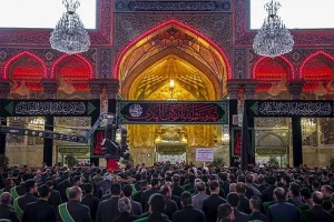 مراسم شب شهادت امام علی (ع) در کربلا