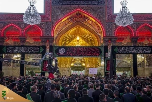 مراسم شب شهادت امام علی (ع) در کربلا 2