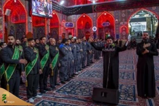 مراسم شب شهادت امام علی (ع) در کربلا 5