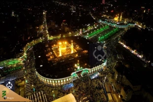 برپایی مراسم ملکوتی سومین شب قدر در کربلای معلی 9
