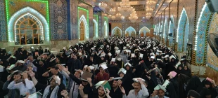 گزارش تصویری : شب‌زنده‌داری زائران ایرانی در خیمه‌گاه حسینی در شب بیست و سوم ماه مبارک رمضان
 5