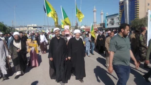 راهپیمایی روز جهانی قدس در نجف اشرف+عکس 6