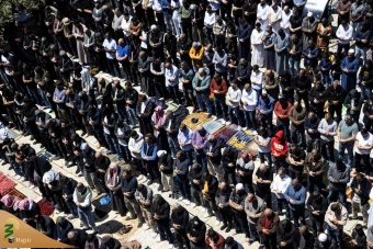 اقامه آخرین نماز جمعه ماه رمضان در مسجد الاقصی 4