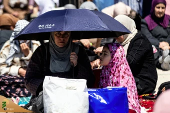 اقامه آخرین نماز جمعه ماه رمضان در مسجد الاقصی 10