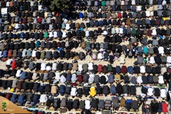 اقامه آخرین نماز جمعه ماه رمضان در مسجد الاقصی 16