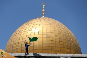اقامه آخرین نماز جمعه ماه رمضان در مسجد الاقصی 21