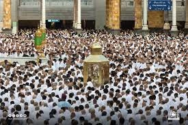 برگزاری نماز عید فطر در مسجدالحرام+فیلم