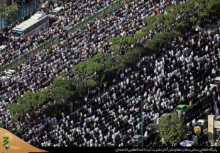نماز عید فطر در تهران به امامت رهبر معظم انقلاب اقامه شد 7