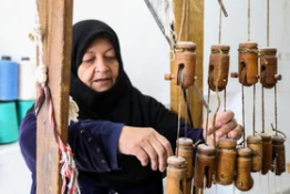 آخرین بازمانده احرامی بافی در یزد 2