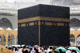 باران رحمت الهی در مسجدالحرام 7