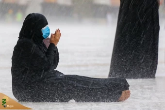 باران رحمت الهی در مسجدالحرام 16