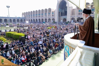 اقامه نماز عید فطر به امامت مقام معظم رهبری 6