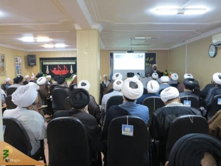 کارگاه آموزشی روحانیون، معین و معینه های کاروانهای حج 1402 در دفتر نمایندگی بعثه مقام معظم رهبری استان خراسان رضوی برگزا شد 2