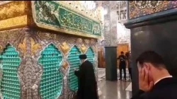 زیارت و نماز رئیس جمهوردر حرم حضرت زینب (س) 4